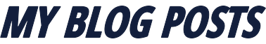 my blog posts